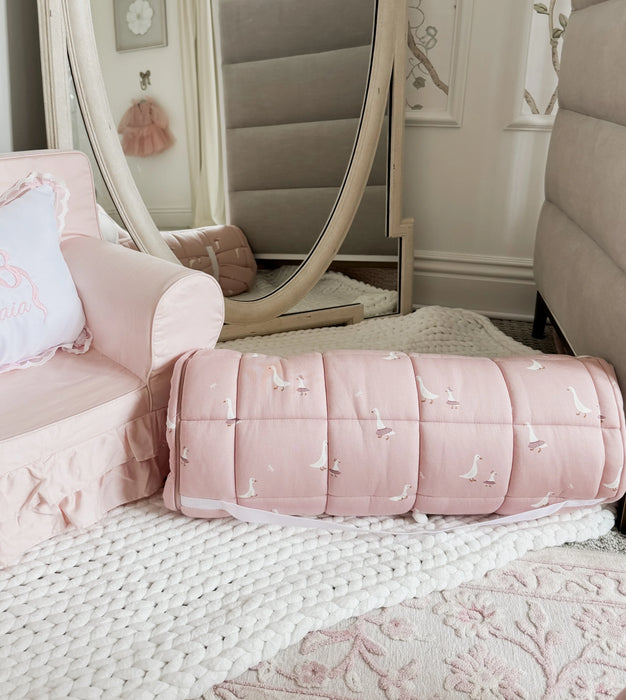 Gunamuna Swaddle Sleep Sack Tutu Goose Pink