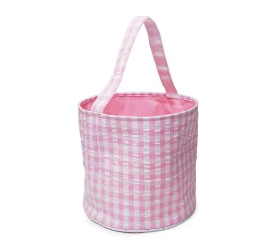 Zsa Zsa & Lolli Easter Basket Pink Gingham
