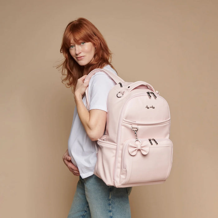 Itzy Ritzy Ribbons & Roses Boss Plus Backpack Diaper Bag
