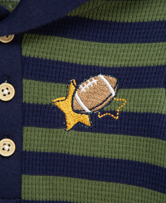 Little Me Football Bodysuite w/Pant