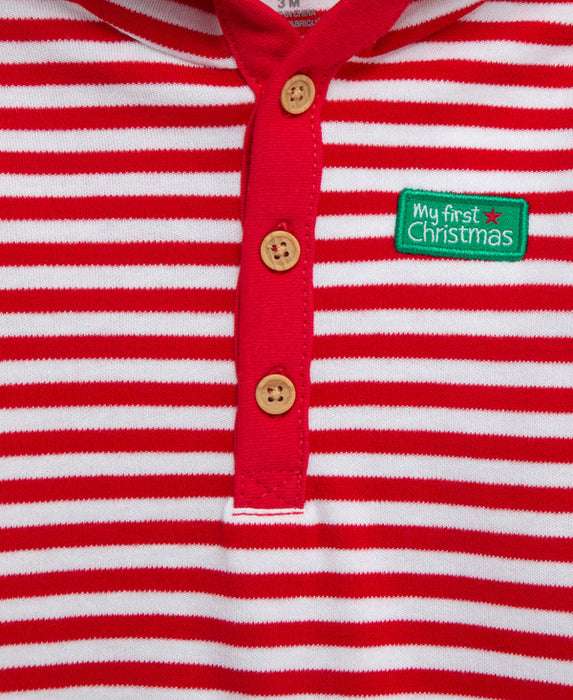 Little Me Santa Bodysuit Set