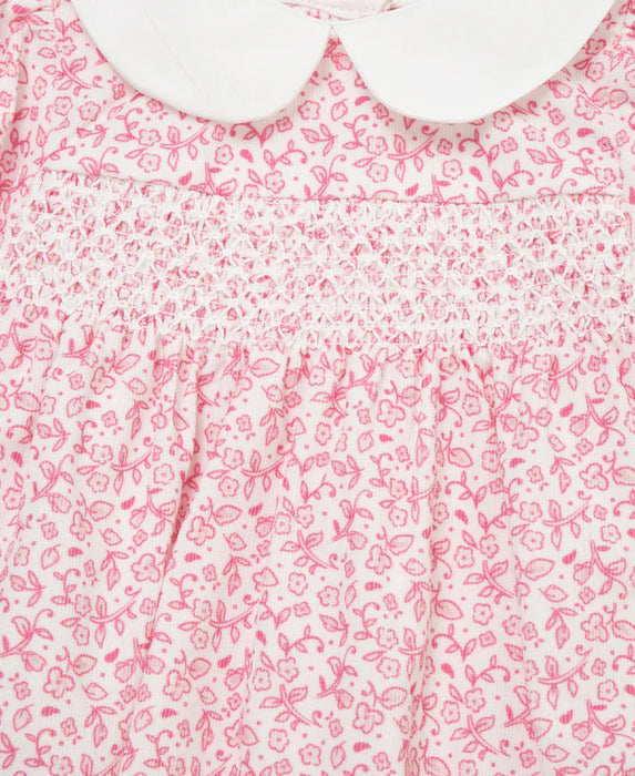 Little Me Pink Floral Outline Bubble Set