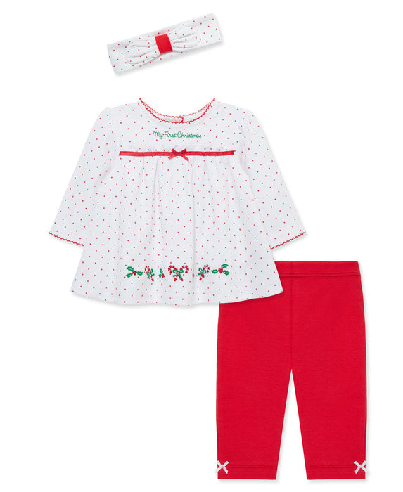 Little Me Holly Tunic Set
