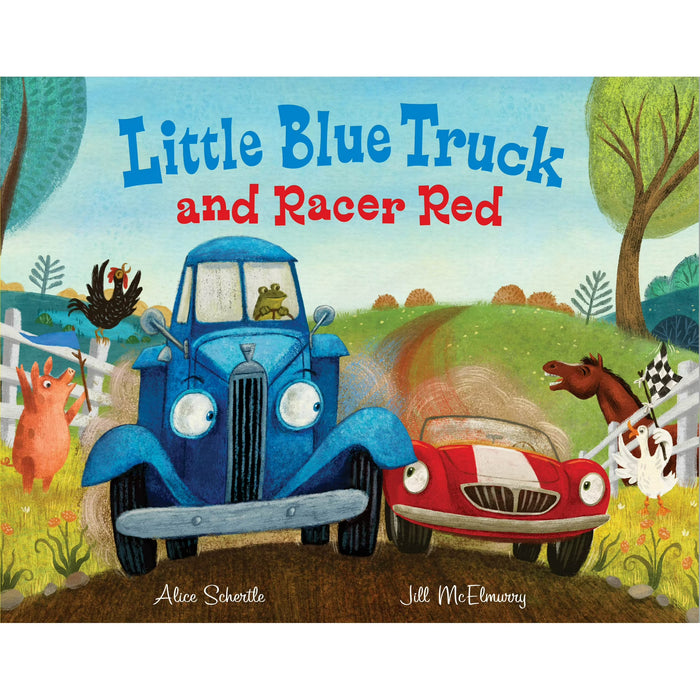Harper Collins Little Blue Truck and Racer Red