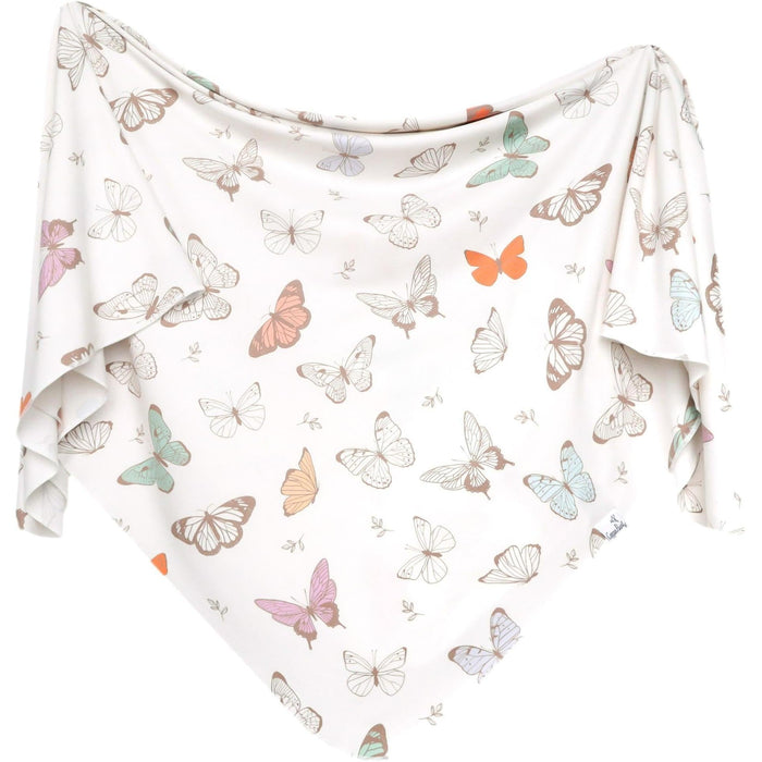 Copper Pearl Knit Swaddle Blanket | Luna