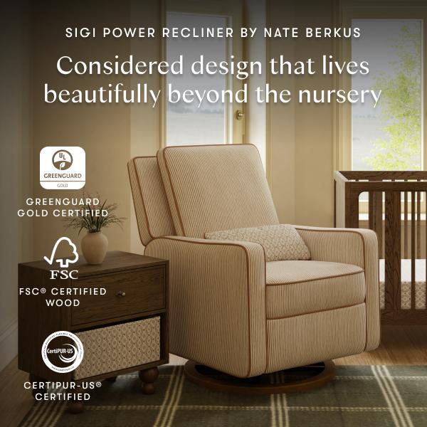Nate Berkus x Babyletto Sigi Power Recliner | SPECIAL ORDER