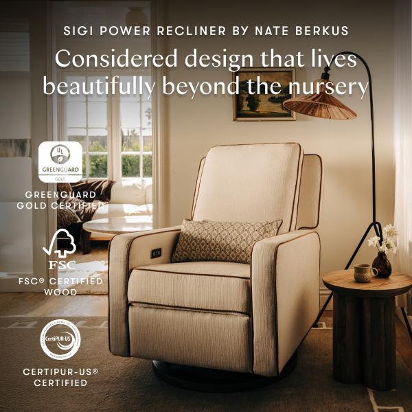 Nate Berkus x Babyletto Sigi Power Recliner | SPECIAL ORDER
