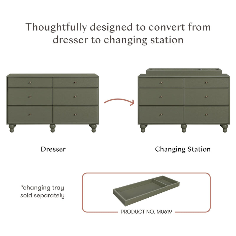 Nate Berkus x Babyletto Astre 6-Drawer Dresser | SPECIAL ORDER