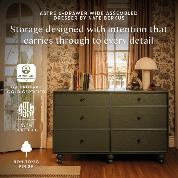 Nate Berkus x Babyletto Astre 6-Drawer Dresser | SPECIAL ORDER