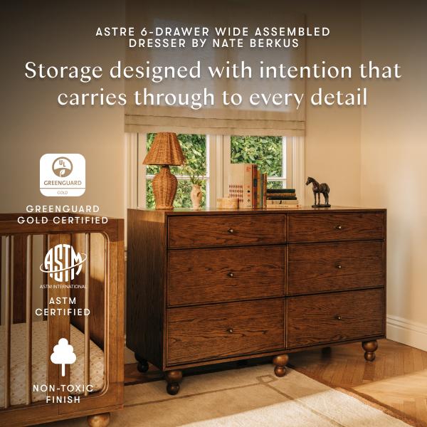 Nate Berkus x Babyletto Astre 6-Drawer Dresser | SPECIAL ORDER