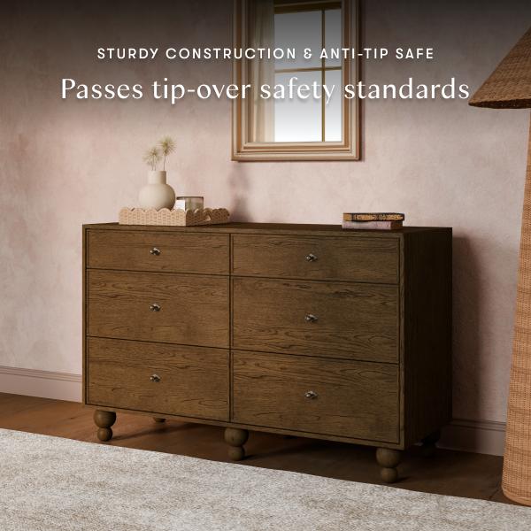 Nate Berkus x Babyletto Astre 6-Drawer Dresser | SPECIAL ORDER