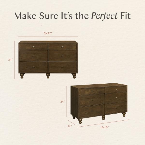 Nate Berkus x Babyletto Astre 6-Drawer Dresser | SPECIAL ORDER