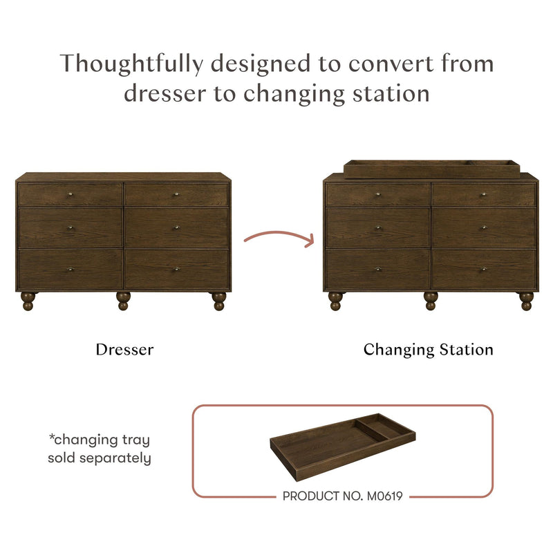 Nate Berkus x Babyletto Astre 6-Drawer Dresser | SPECIAL ORDER