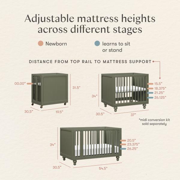 Nate Berkus x Babyletto Astre All-Stages Crib | SPECIAL ORDER