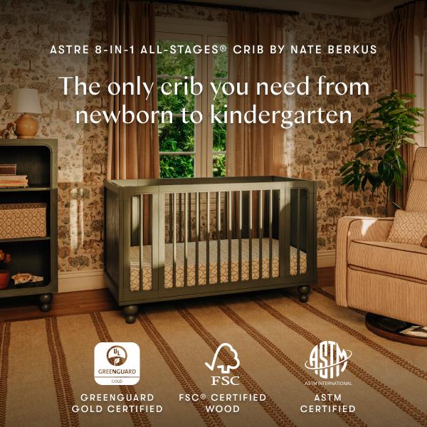 Nate Berkus x Babyletto Astre All-Stages Crib | SPECIAL ORDER