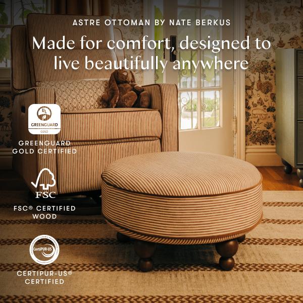 Nate Berkus x Babyletto Astre Ottoman | SPECIAL ORDER