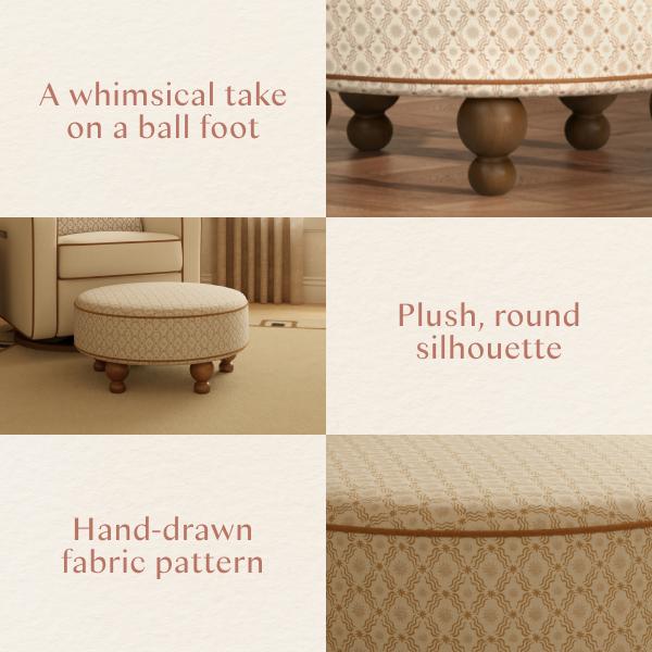Nate Berkus x Babyletto Astre Ottoman | SPECIAL ORDER