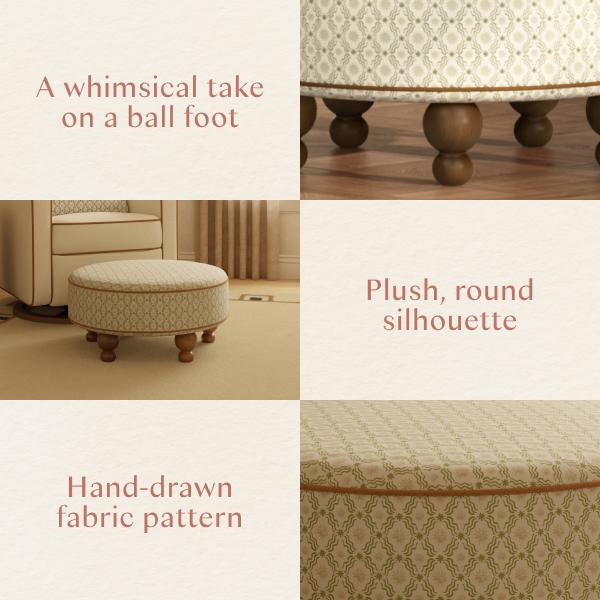Nate Berkus x Babyletto Astre Ottoman | SPECIAL ORDER