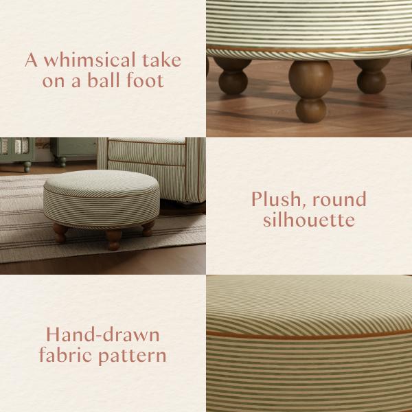 Nate Berkus x Babyletto Astre Ottoman | SPECIAL ORDER