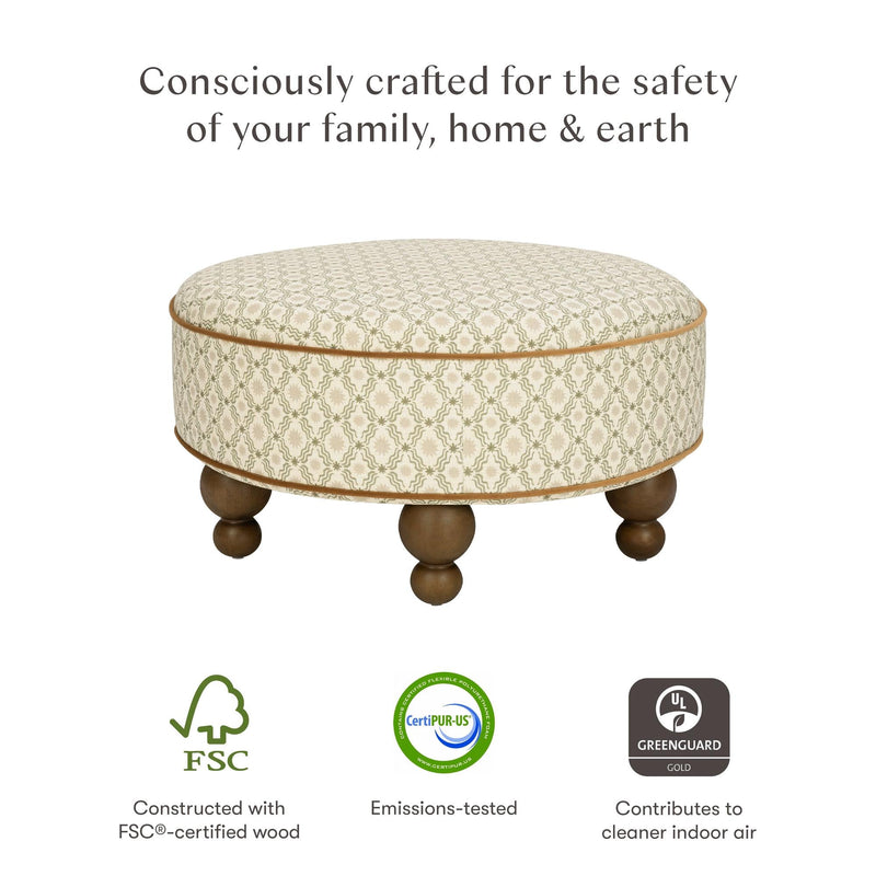 Nate Berkus x Babyletto Astre Ottoman | SPECIAL ORDER
