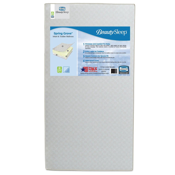 Simmons BeautySleep Spring Grove Crib & Toddler Mattress