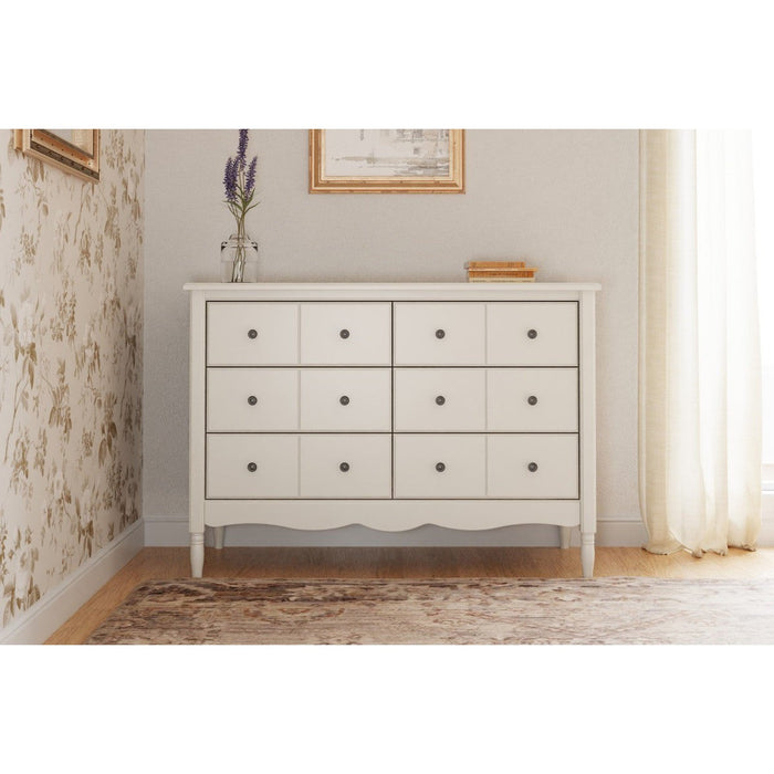 Liberty 6 Drawer Dresser - Warm White