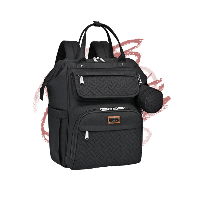Mahogany Brands LLC BabbleRoo Wide Top Diaper Bag