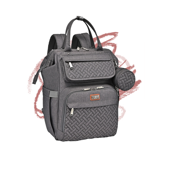 Mahogany Brands LLC BabbleRoo Wide Top Diaper Bag