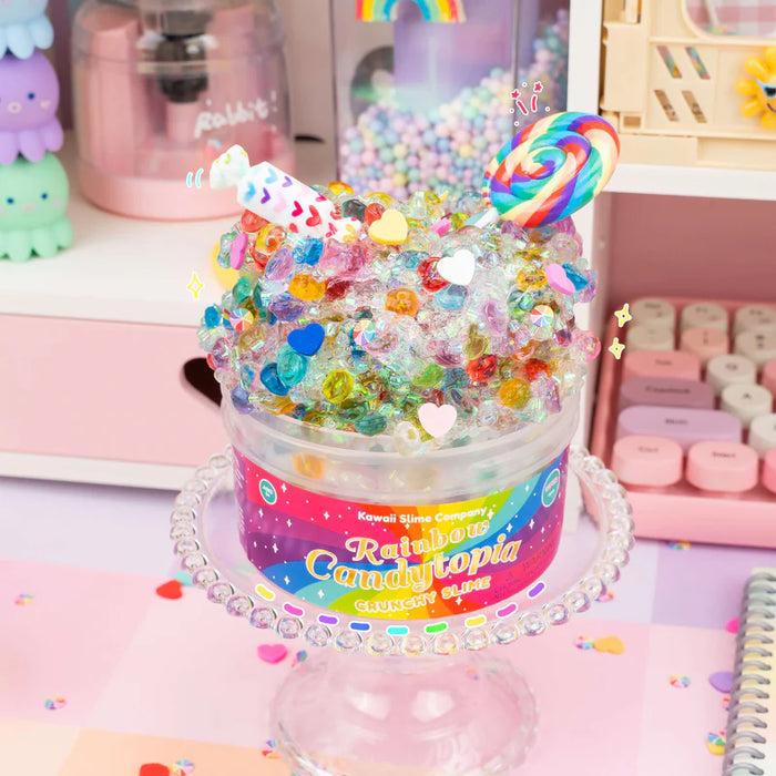Kawaii Rainbow Candytophia Crunchy Slime