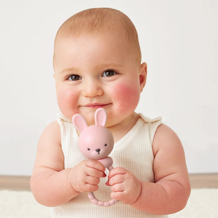 Itzy Ritzy Pink Sweetie Bunny Rattle