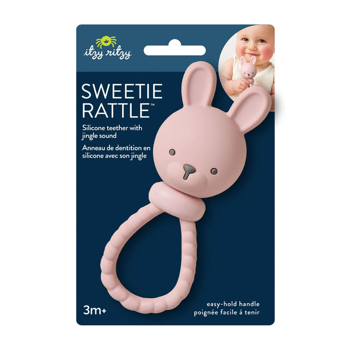 Itzy Ritzy Pink Sweetie Bunny Rattle