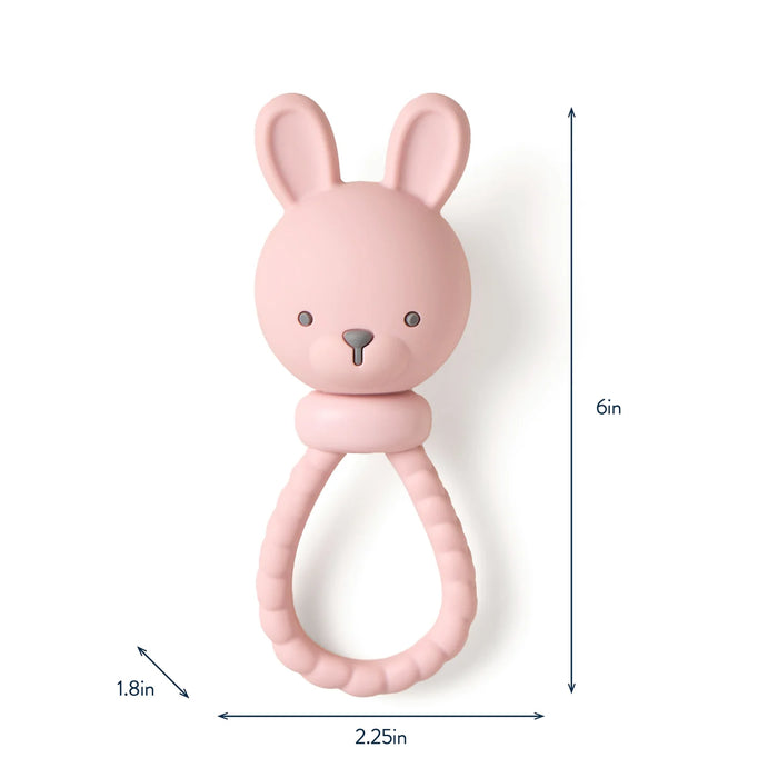 Itzy Ritzy Pink Sweetie Bunny Rattle