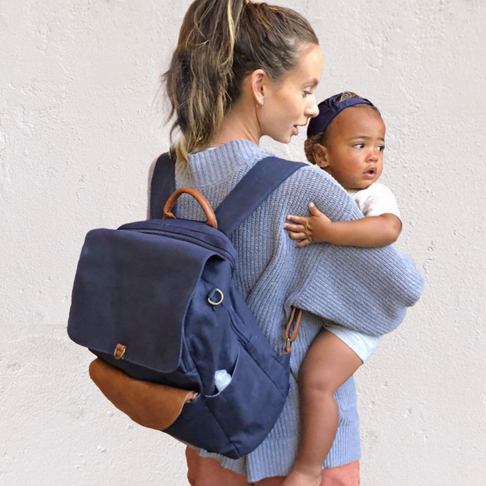 Momkindness Duo Backpack - Navy