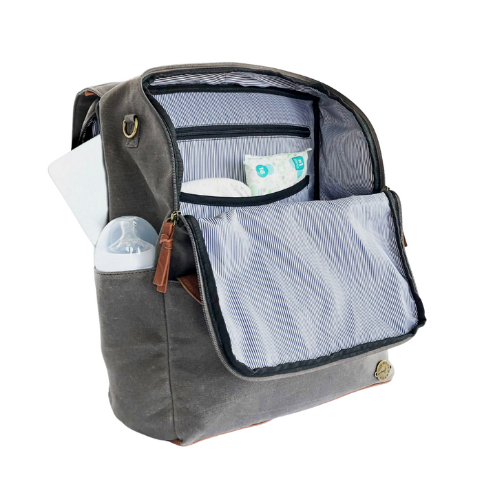 Momkindness Duo Backpack | Grey