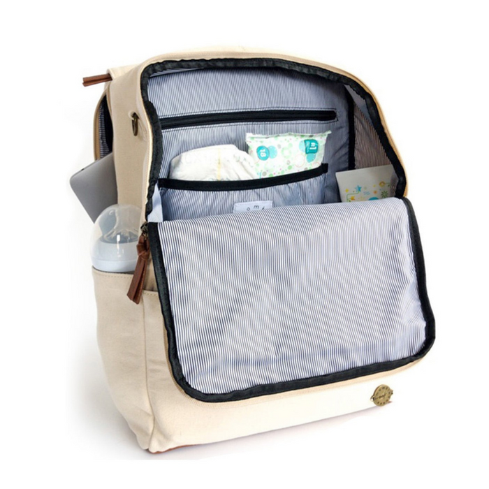 Momkindness Duo Backpack | Stone
