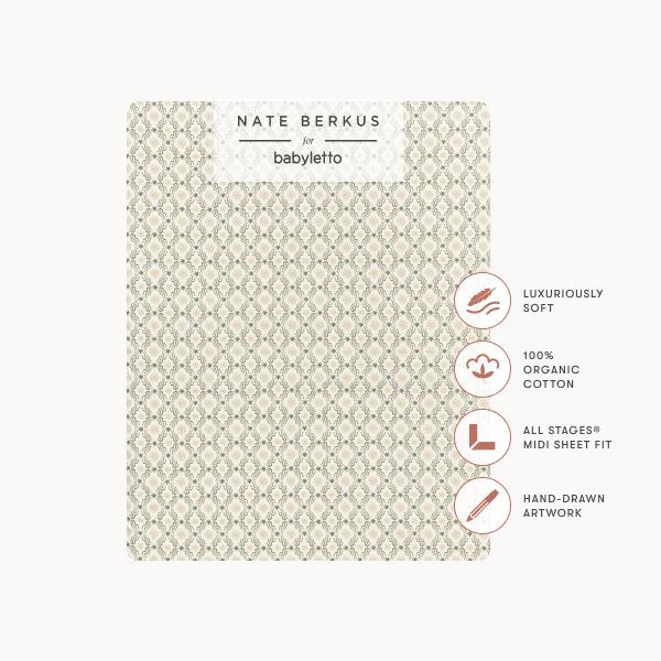 Nate Berkus x Babyletto All-Stages Midi Sheet | SPECIAL ORDER
