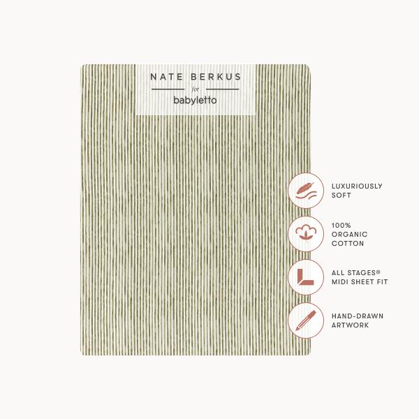 Nate Berkus x Babyletto All-Stages Midi Sheet | SPECIAL ORDER
