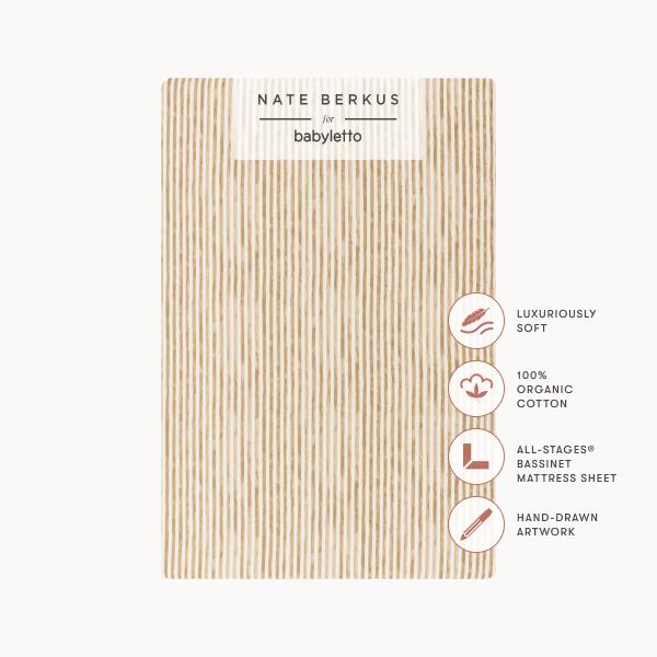 Nate Berkus x Babyletto All-Stages Bassinet Sheet | SPECIAL ORDER