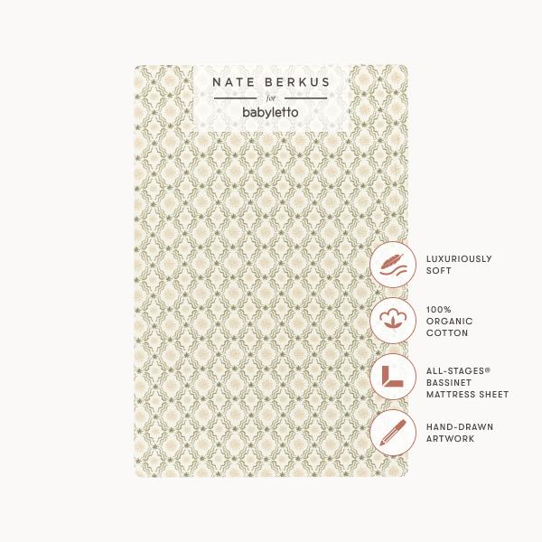 Nate Berkus x Babyletto All-Stages Bassinet Sheet | SPECIAL ORDER