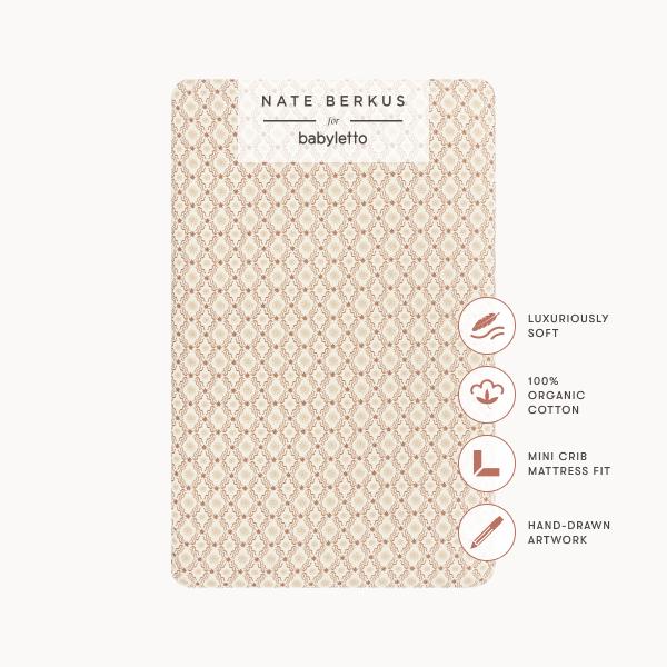 Nate Berkus x Babyletto Mini Crib Sheet | SPECIAL ORDER