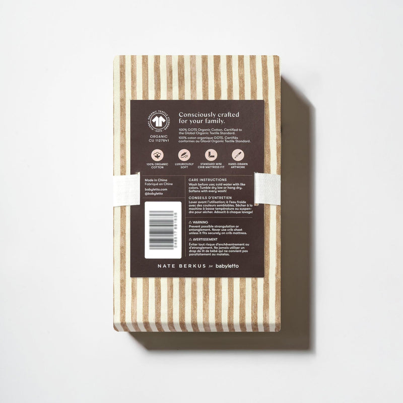 Nate Berkus x Babyletto Mini Crib Sheet | SPECIAL ORDER