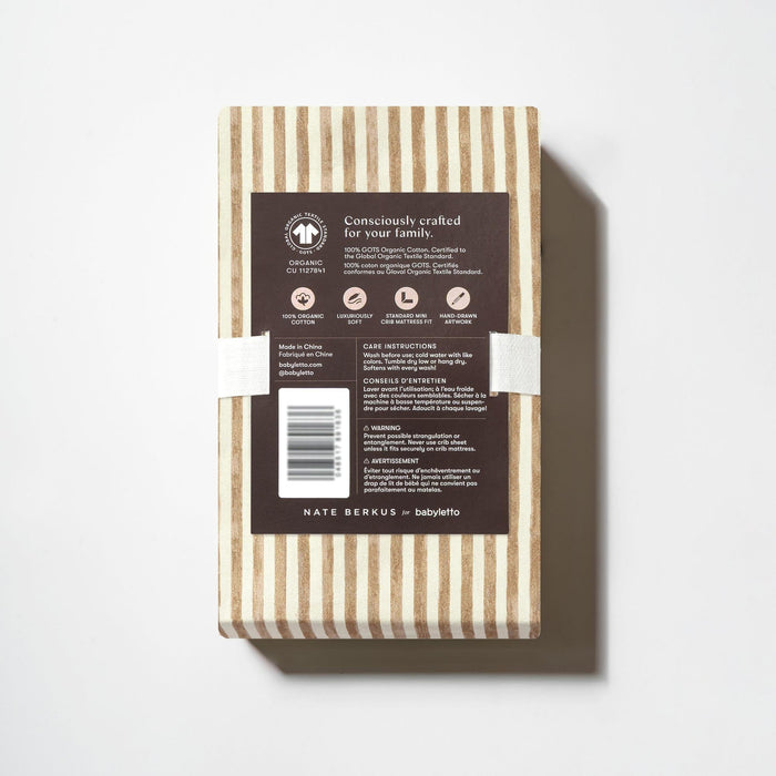 Nate Berkus x Babyletto Mini Crib Sheet | SPECIAL ORDER
