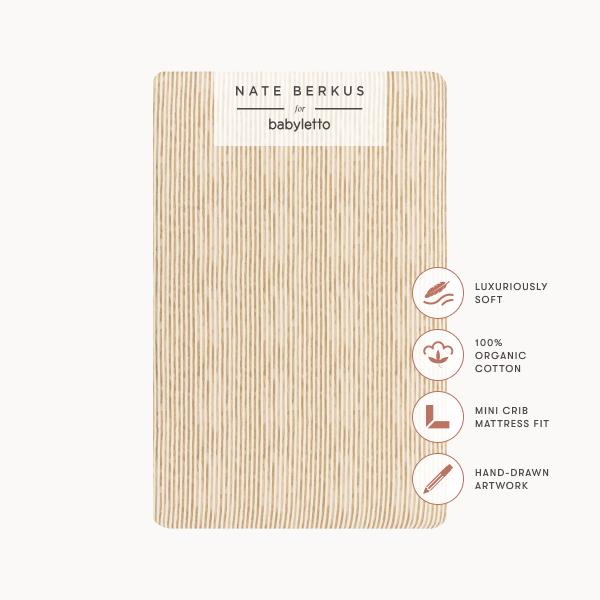 Nate Berkus x Babyletto Mini Crib Sheet | SPECIAL ORDER