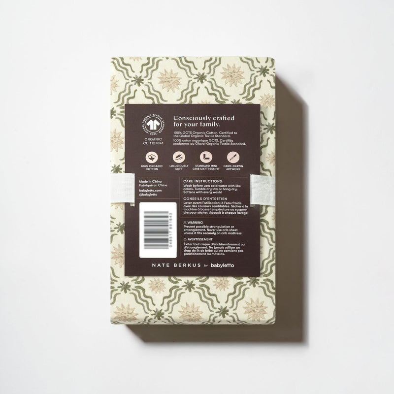 Nate Berkus x Babyletto Mini Crib Sheet | SPECIAL ORDER