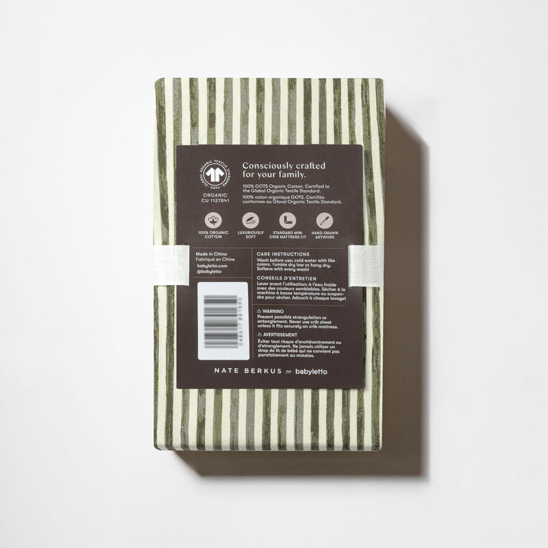 Nate Berkus x Babyletto Mini Crib Sheet | SPECIAL ORDER