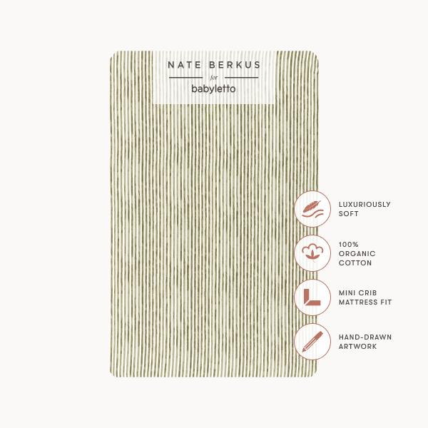 Nate Berkus x Babyletto Mini Crib Sheet | SPECIAL ORDER