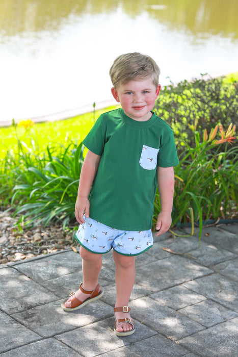 Trotter Street Kids Ducks in a Row Short Set