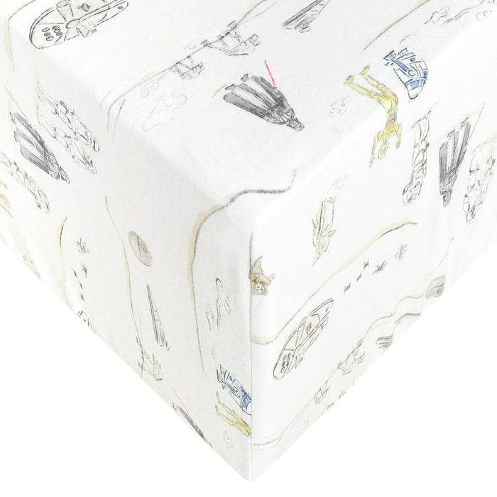 Copper Pearl Crib Sheet | Tatooine