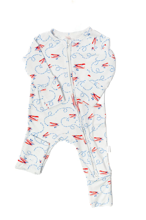 Uptown Baby Bamboo Romper - Airplanes