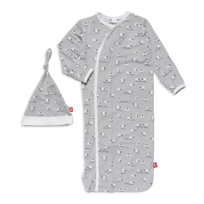 Magnetic Me Baa Baa Baby Grey Gown Set
